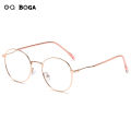 OQ BOGA 4 Colors Unisex Proof Blue Light Radiation Computer Glasses Men Women Photochromic Anti UV Round Frame Sunglasses. 