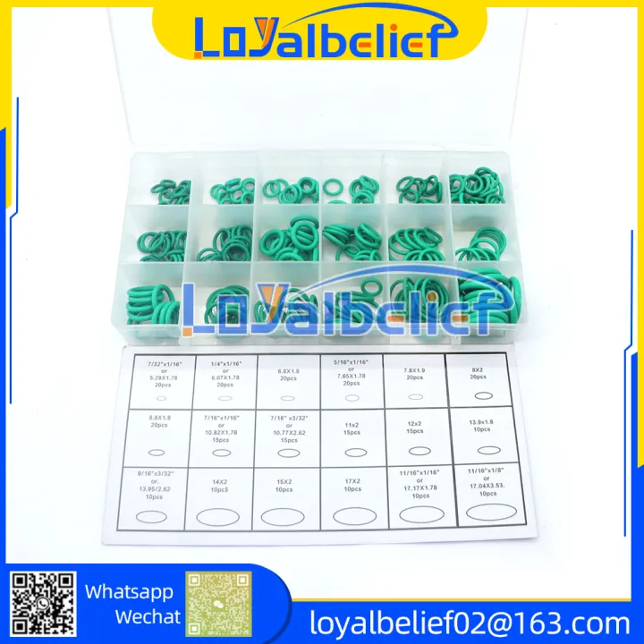 AC%20Air%20Conditioning%20Compressor%20Rubber%20O-rings%20270PCS%20R22/R134a%20Repair%20Seal%2018%20Sizes%20O-ring%20Kit%20Green%20Metric%20O%20ring%20Seals%20Nitrile%20-%20Image%204