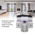 2P AutomaticTransfer Switch Circuit Breaker DualPower Changeover Switch 230V 63A. 