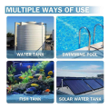 2X Automatic Water Level Control Valve 1/2 Inch Stainless Steel Float Ball Valve for Tank Swimming Pool Straight. 
