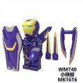 【FutureCrossing】Compatible with LEGO Marvel Avengers Iron Man brick minifigures MK50 Mecha Boy Assembly Toy. 