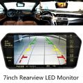 7 Inch Full HD Bluetooth Rear View Mirror Display With Reverse Camera Full Set. 