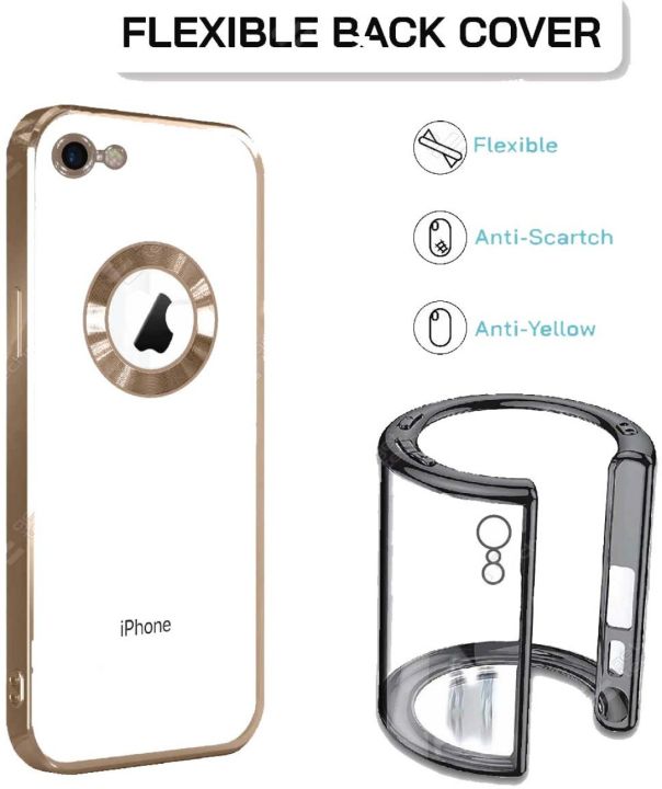 iPhone%207/8%20%20Luxury%20Transparent%20Logo%20Hole%20Case%20with%20lens%20Protector%20-%20Image%203
