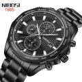 NIBOSI Brand's New Fashion, Business, Deluxe Time Code Watch, Sports Quartz Men's Watch. 