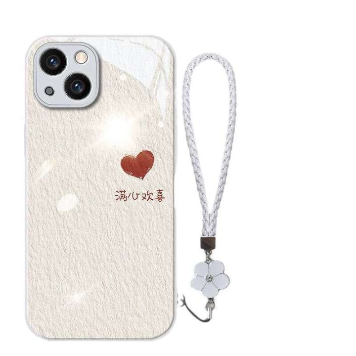 Full%20of%20Joy%20Compatible%20with%20Apple%2015%20Phone%20Case%20Metallic%20Paint%20Glass%20iPhone%2014%20Pro%20Max%20Couple%20Heart%20Oil%20Painting%20-%20Image%205