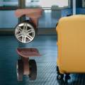 2Pcs Luggage Wheels Suitcase Casters DIY Accessory Replacement Swivels Wheel Reusable Good Load Bearing Capacity Mute Left and Right. 