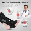 1PCS Plantar Fasciitis Night Splint ,Planter Fasciitis Pain Relief Brace ,Achilles Tendonitis Bracket,Foot Drop Support,2 Adjustable Arch Support Bands for Women Men. 