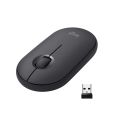 Logitech Pebble Wireless Mouse with Bluetooth or 2.4 GHz Receiver, Silent, Slim Computer Mouse with Quiet Clicks, for Laptop/Notebook/iPad/PC/Mac/Chromebook. 