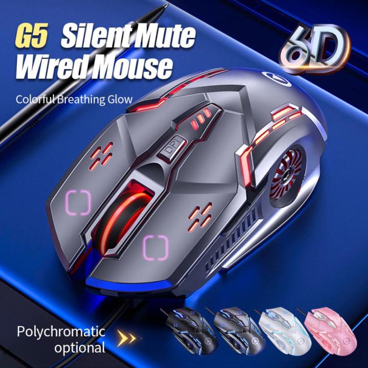 HXSJ%201600DPI%20Mice%20Ergonomic%20Wired%20Gaming%20Mouse%20USB%20Mouse%20Gaming%20RGB%20Mause%20Gamer%20Mouse%206%20Button%20LED%20Silent%20Mice%20For%20PC%20Laptop%20Computer%20-%20Image%202