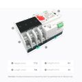 Din Rail 4P ATS Dual Power Automatic Transfer Switch Electrical Selector Switches Uninterrupted Power 100A. 