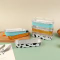 【Special offer】 10Pcs Reusable Rectangle Aluminum Foil Tin Cup with Lids Pudding Cake Mold Dounp.