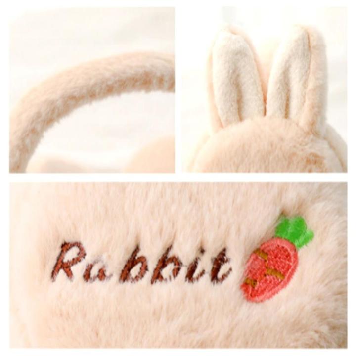 Winter%20Warm%20Ear%20Muffs%20Cartoon%20Rabbit%20Shape%20Lovely%20Plush%20Earmuff%20Women%20Girls%20Children%20Headphone%20Earmuffs%20Solid%20Cute%20Warmer%20Earlap%20-%20Image%205