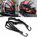 Motorcycle Helmet Holder Luggage Bag Mesh Straps Elastic Rope Black Colour. 