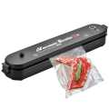 Automatic sealing machine,vacuum sealer with 10 vacuum sealer bags,upgraded automatic food sealer machine for food preservation & led indicator dry & moist modes, compact & easy clean. 