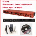 ESI U168 XT Professional 24-bit USB Recording Interface Sound Card with 16 Inputs / 8 Outputs. 
