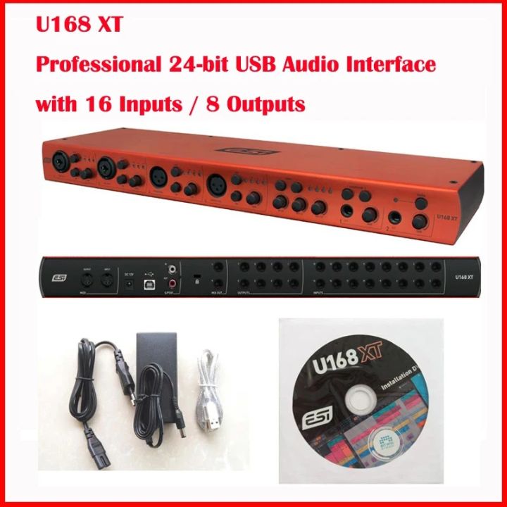 ESI%20U168%20XT%20Professional%2024-bit%20USB%20Recording%20Interface%20Sound%20Card%20with%2016%20Inputs%20/%208%20Outputs%20-%20Image%206
