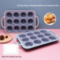 Silicone Silicone Muffin Pan 1-Pack Cupcake Baking Pan Muffin Tray for Home Baking Professional Kitchen Bakery Supplies DIY Desserts Culinary Enthusiasts. 