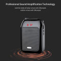Portable Voice Speaker Amplifier for Teachers with wi-rel-ess Microphone Headset Waistband Rechar-geable Personal b-t Speaker Support Music Recording FM Ra-dio for Classroom Meeting Training Tour Guides Promotions Singing. 