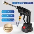 High Pressure Car Washer Water Gun 2000W Portable Pressure Washer Cordless Car Washing Machine Cleaner Adjustable Nozzle. 