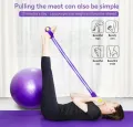 Pull Reducer Body Shape Trimmer Yoga Pull Natural Rubber Reducer Exerciser Fat Buster Home Gym Equipment and Bands Leg Hand Biceps, Legs Ankle Straps for Resistance Training, Physical Therapy,. 