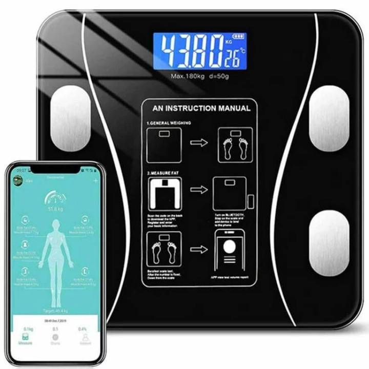 Electronic Body Scale, Body Fat Scale Digital Weight Scale Body Scale Weight Scale Multifunctional for Body Weight