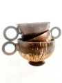 Coconut Shell Tea Cups | Coconut Shell Dessert Cups | Coconut SHell Crafts Sri Lanka |  Coconut Shell Products | Rustic Coconut Shell Cups. 