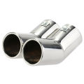 Dual Pipes Stainless Steel Exhaust Tail Pipes Muffler Tips for VW Golf 4 Bora Jetta - all new. 