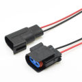 1 Pcs 2 Pin Automotive Tire ABS Sensor Wiring Socket For Ford Mondeo 2.8 Series 98018-0001 Auto Waterproof Connector. 