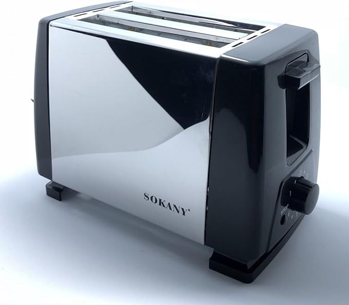 Sokany – Pop Up Bread Toaster SK-016S 2-Slice Silver Bread Toaster ...