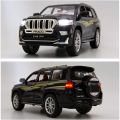 Die Cast Toyota Prado Model Car (1:24 Scale) - Toyota Prado SUV Jeep with Lights, Sounds & Pull Back Option by ZinZen. 