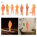 1:64 Figure Model Tiny People, 1/64 Role Play Figure Character Doll, Miniature Model Figures for Sand Table, Miniature Scene Model Train Layout. 