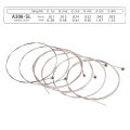 Alice A306 Acoustic Guitar String Set Hot Selling .011- .052 Super Light Acoustic Guitar Strings High Quality Guitar Chords Phosphor Bronze Stainless Steel Plain String, Silver-Plated Copper Alloy Winding, Anti-Rust Coating. 