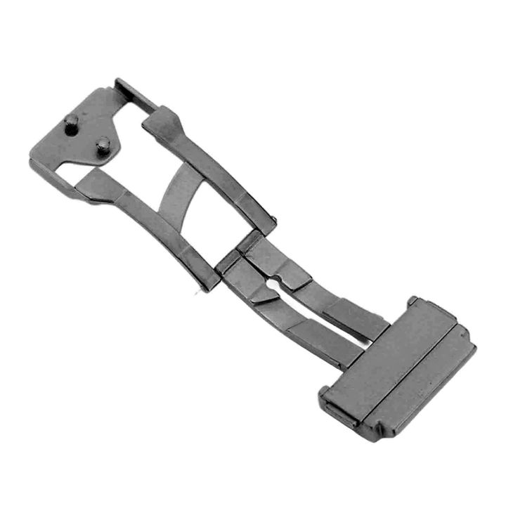 Watch Clasp Replacement Stainless Steel Stable Connection Folding Watch Clasp 22mm Push Button for Repair Shop for Watch Repairman