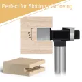 CNC Spboard Surfacing Router Bits, 1/4 Inch Shank 1 Inch Cutting Diameter, Slab Flattening Router Bit Planing Bit. 