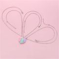 Best Friend Necklaces For 3 Matching Heart Pendant Magnetic BFF ZHANGNA. 