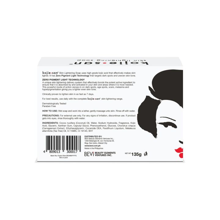 Kojie%20San%20Soap%20135g%20Skin%20Care%20Face%20&%20Body%20Soap%20Main%20Active%20Ingredient%20Kojic%20Zero%20Pigment%20-%20Image%204