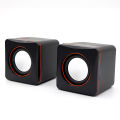 Desktop Notebook USB Mini Speaker Box Small Speaker Portable USB Wired Speakers Audio Player Music Speaker for Laptop Cp1200 L. 