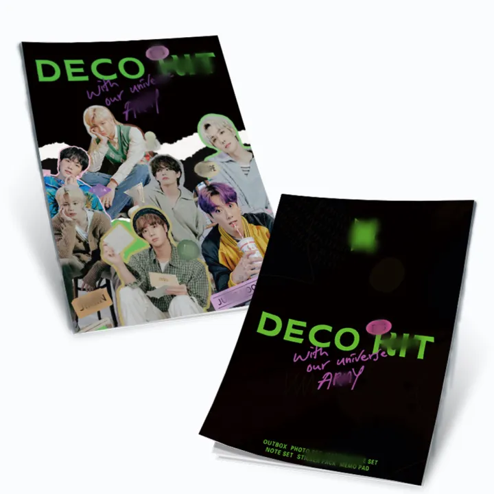 New%20Kpop%20BTS%20Deco%20Kit%20Photos%20Collected%20Mini%20Album%20Book%20-%20Image%204