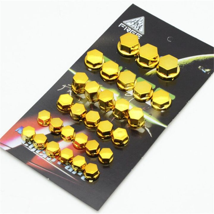 【0410qivhegenghuanlingjian11232】 30PCS/Set colorful decal moto racing modification accessories head screw cover decorative parts car styling
