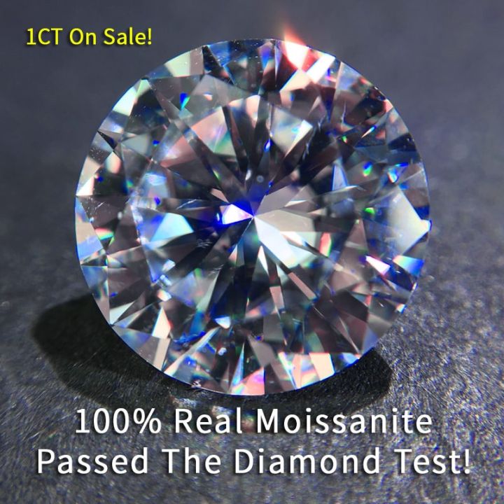 Big Sale Real Moissanite Stone 1CT Color DE VVS1 3EX Cut