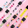 【Hengli jewelry story】Purple Electronic Watch Cartoon Fashion Children led Personalized Watch. 