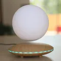 HXSJ Levitating Moon Lamp Floating Spinning Led 3D Moon Light 3 Colors Transformation Touchswitch Diameter 14Cm / 5.5Inch For Home Office Decoration Furnishing Articles Gift For Friends Students 100-240V. 