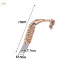 Metal Pocket Crowbar Keychain Multifunctional Tool for Indoors Climbing. 