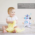 Electronic Walking Dancing Robot Toy For Kids, Flashing Lights, 360° Body Spinning, Toddlers Bosys Girls Fun Toy Figure. 