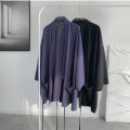 Shirt Three-Quarter Sleeve Casual Cloak Is Very Fairy Loose ins Men's Thin Fashion Brand Men's Coat Korean Set Summer. 