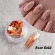 Gold Silver Irregular Aluminum Foil Paper Nail Art Sticker 3D Glitter DIY Manicure UV Gel Polish Nail Decoration. 
