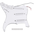 Single Coil Pickup SSS Electric Prewired Pickguard for ST SQ Guitar. 