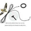 1 PC Multiple Length Options Ultralight Parrot Release Rope Bird Foot Chain Portable Not Hurt Feet Bird Training Rope Bird Outdoor Flying Rope Tool Alloy Foot Ring Pet Bird Harness Pigeon Strap. 
