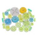 NEW Bubble Spirit Level Bulls-eye Degree Marked Surface Circular Level Bubble Universal Scale Laser Level Horizontal Measuring Tool. 