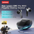 New Lenovo GM2 PRO MAX Wireless Upgrade Bluetooth 5.4 Earbuds LED Digital Display Waterproof Earphones Low Latency Game Headset. 